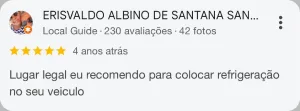 Avaliação de cliente 3