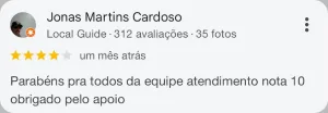 Avaliação de cliente 4