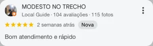 Avaliação de cliente 6