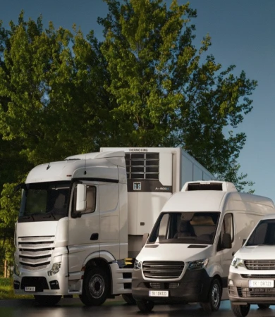 Frota de veículos refrigerados Thermo King
